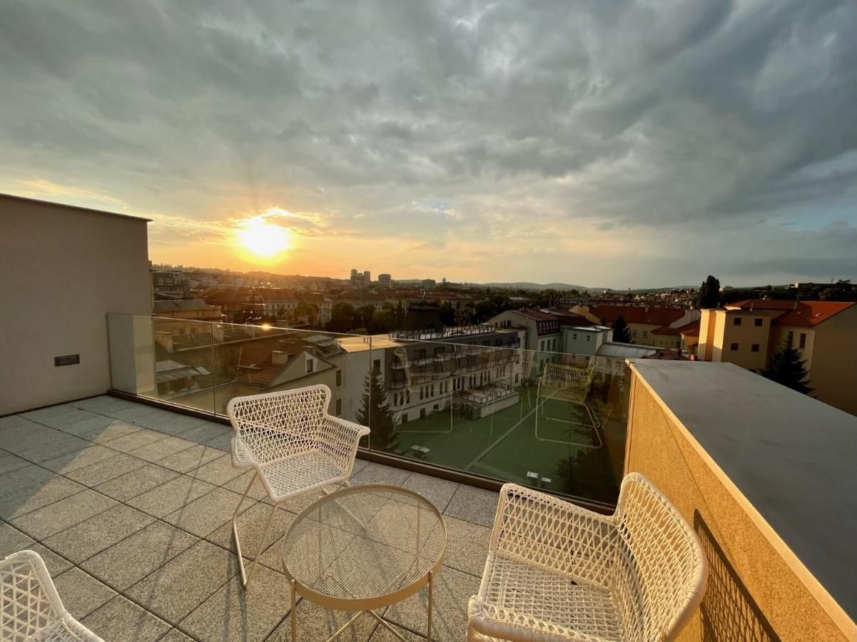 Brno City Center Apartment With Parking And A Big Terrace Экстерьер фото